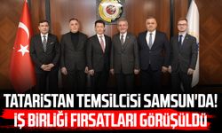 Tataristan temsilcisi Samsun'da! İş birliği fırsatları görüşüldü