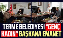 Terme Belediyesi “genç kadın" başkan Rümeysa Eker'e emanet