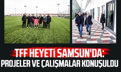 TFF heyeti Samsun'da: Projeler ve çalışmalar konuşuldu