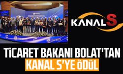 Ticaret Bakanı Ömer Bolat'tan Kanal S'ye ödül