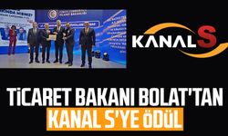 Ticaret Bakanı Ömer Bolat'tan Kanal S'ye ödül