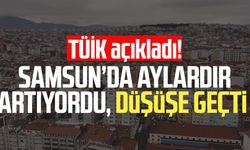 TÜİK açıkladı! Samsun'da aylardır artıyordu, düşüşe geçti