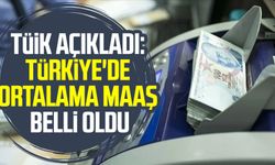 TÜİK açıkladı: Türkiye'de ortalama maaş belli oldu