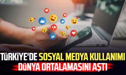 Türkiye'de sosyal medya kullanımı dünya ortalamasını aştı