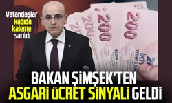 Bakan Şimşek'ten asgari ücret sinyali geldi