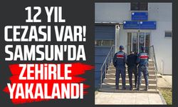 12 yıl cezası var! Samsun'da zehirle yakalandı