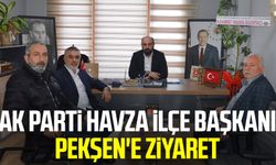 AK Parti Havza İlçe Başkanı Aziz Pekşen'e ziyaret