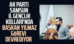 AK Parti Samsun İl Gençlik Kolları'nda başkan Mücahit Yılmaz görevi devrediyor