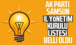 AK Parti Samsun İl Yönetim Kurulu listesi belli oldu