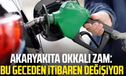 Akaryakıta okkalı zam: Bu gece yarısından itibaren değişiyor