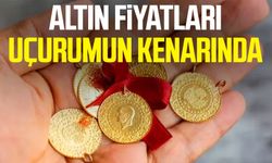 Altın fiyatları uçurumun kenarında