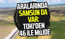 Aralarında Samsun da var: TOKİ'den 46 şehre müjde