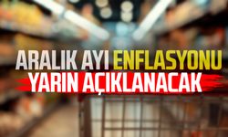 Aralık ayı enflasyonu yarın açıklanacak