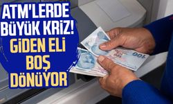 ATM'lerde büyük kriz! Giden eli boş dönüyor