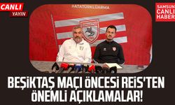 Samsunspor'da Thomas Reis'ten Beşiktaş maçı öncesi açıklama