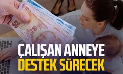 Çalışan anneye destek sürecek