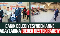 Canik Belediyesi'nden anne adaylarına 'Bebek Destek Paketi'