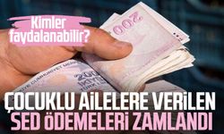 Çocuklu ailelere verilen SED ödemeleri zamlandı: Kimler faydalanabilir?