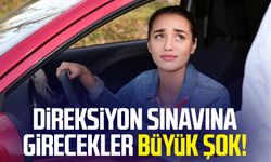 Direksiyon sınavına gireceklere büyük şok!