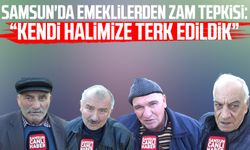 Samsun'da emeklilerden zam tepkisi: "Kendi halimize terk edildik"