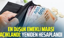 En düşük emekli maaşı açıklandı: Yeniden hesaplandı