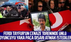 Ferdi Tayfur'un cenaze töreninde ünlü oyuncuyu yaka paça dışarı atmak istediler