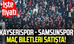 Kayserispor - Samsunspor maç biletleri satışta! İşte fiyatı