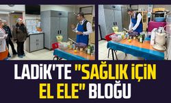 Ladik'te "Sağlık için el ele" bloğu