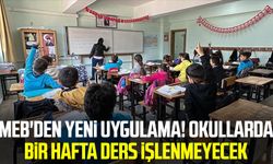 MEB'den yeni uygulama! Okullarda bir hafta ders işlenmeyecek