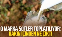 O marka sütler toplatılıyor: Bakın içinden ne çıktı