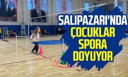 Salıpazarı'nda çocuklar spora doyuyor