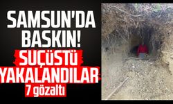 Samsun Bafra'da baskın! Suçüstü yakalandılar