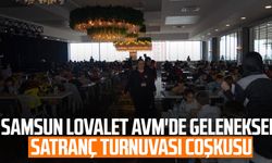 Samsun Lovalet AVM'de geleneksel satranç turnuvası coşkusu