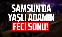 Samsun Terme'de yaşlı adamın feci sonu!