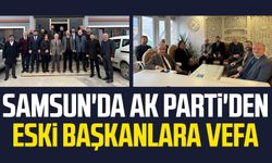 Samsun'da AK Parti'den eski başkanlara vefa