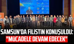 Samsun'da Filistin konuşuldu: "Mücadele devam edecek"