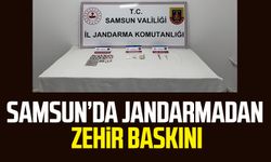 Samsun Canik'te jandarmadan zehir baskını