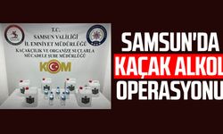 Samsun İlkadım'da kaçak alkol operasyonu!