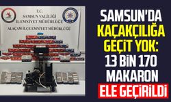 Samsun'da kaçakçılığa geçit yok: 13 bin 170 makaron ele geçirildi