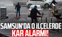 Samsun'da 5 ilçede kar alarmı!