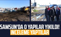 Samsun'da o yapılar yıkıldı! İnceleme yaptılar