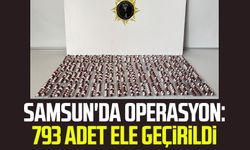 Samsun'da operasyon: 793 adet ele geçirildi