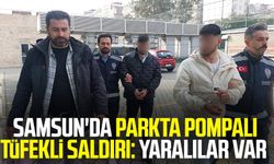 Samsun'da parkta pompalı tüfekli saldırı: Yaralılar var