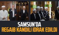 Samsun Canik'te Regaib Kandili idrak edildi