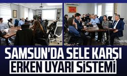 Samsun'da sele karşı erken uyarı sistemi