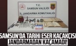 Samsun'da tarihi eser kaçakçısı jandarmadan kaçamadı!