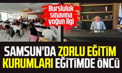 Samsun'da Zorlu Eğitim Kurumları eğitimde öncü: Bursluluk sınavına yoğun ilgi