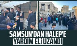 Samsun'dan Halep'e yardım eli uzandı