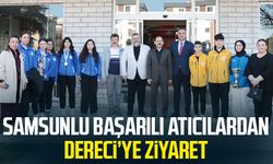 Samsunlu başarılı atıcılardan Feyzullah Dereci’ye ziyaret