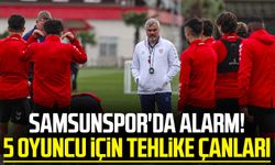 Samsunspor'da alarm! 5 oyuncu için tehlike çanları